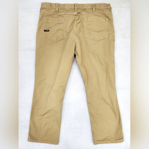 Ariat Rebar M4 pants men's 42 ×30L  field khaki  relaxed straight leg made tough - Picture 2 of 16